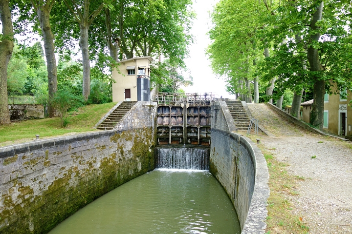les écluses Saint Roch Castelnaudary