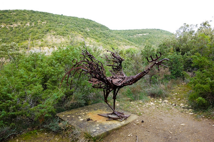 sentier sculpturel mayronnes