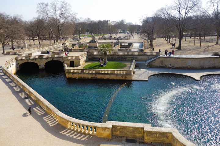 jardins de la fontaine Nîmes