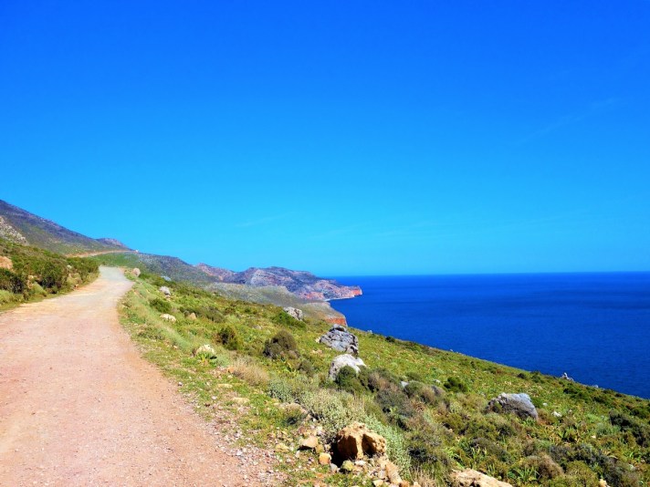 Route pour se rendre au lagon de Balos
