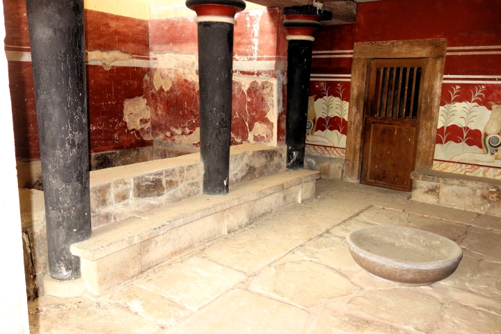 Le palais de Cnossos, Crète