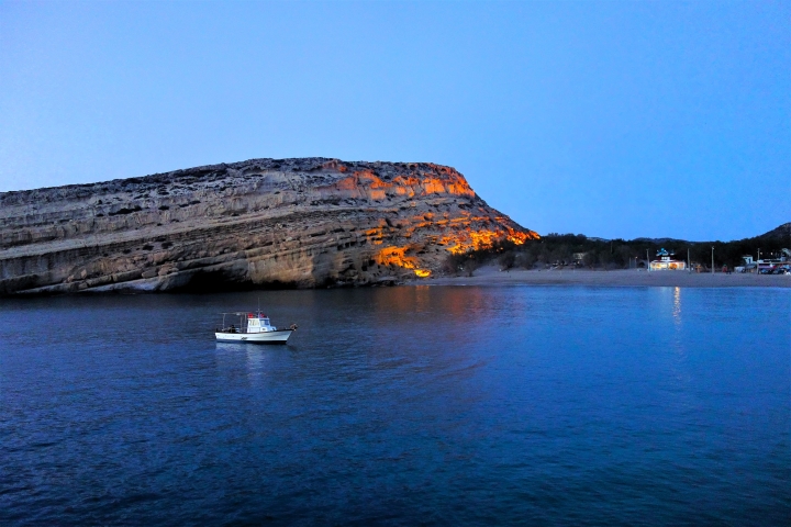 Les grottes de Matala, Crète