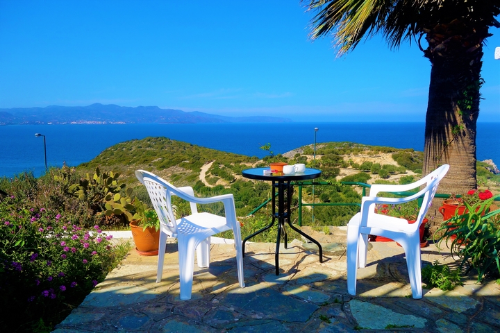 Istron Home à Istron, Crète – vue en hauteur sur la baie de Mirabello