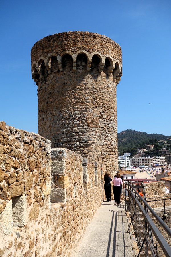 chemin de ronde Tossa de Mar