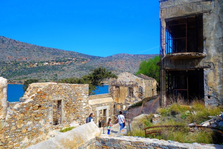 Le dortoir des lépreux Spinalonga