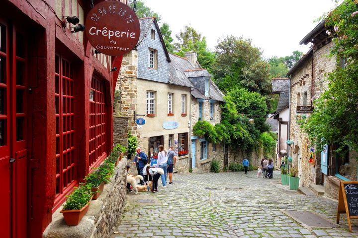 La rue du Petit Fort, Dinan