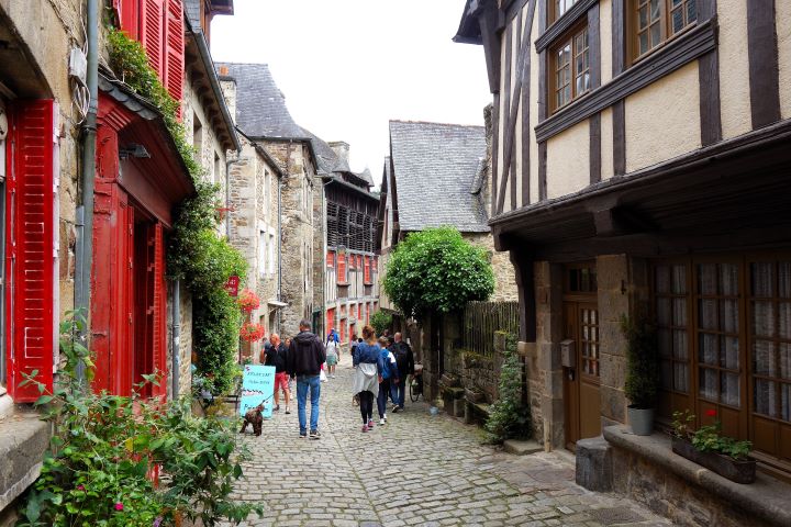 La rue du Petit Fort Dinan