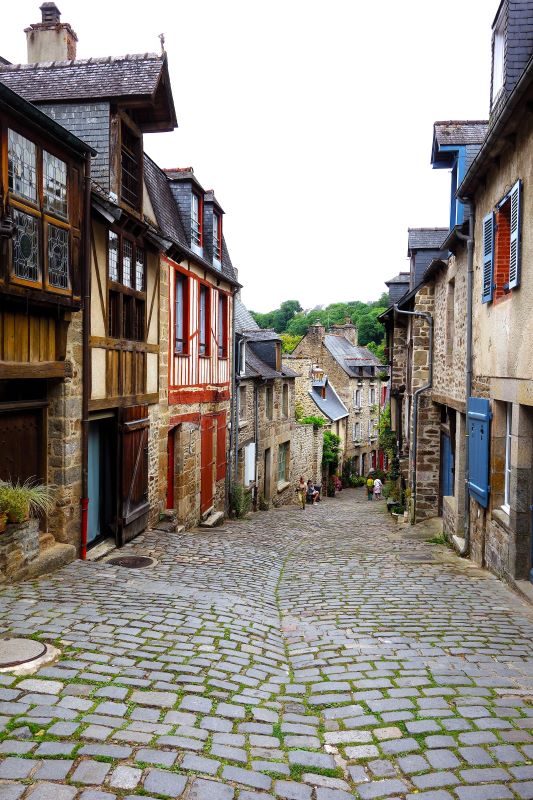 La rue du Petit Fort Dinan