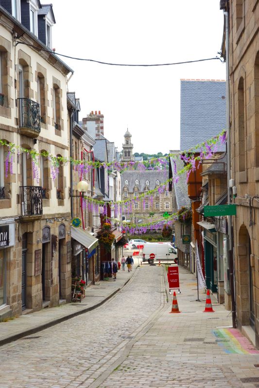 La rue Emile Le Taillandier, Lannion