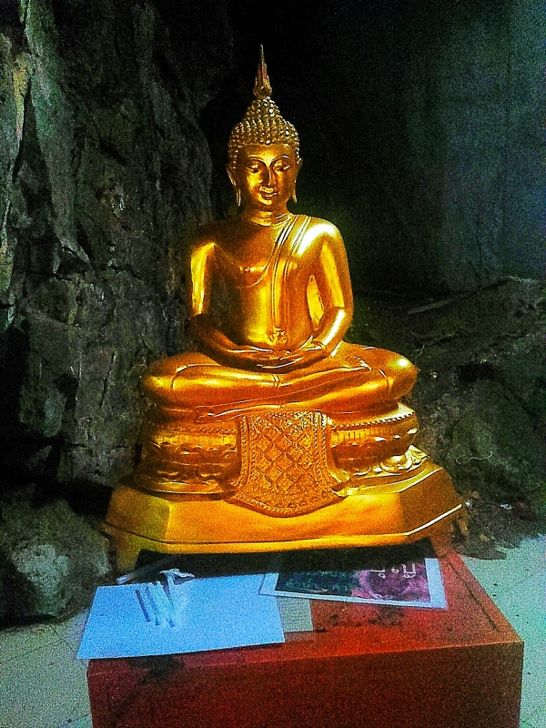 Le temple Wat Tham Ta, Thaïlande