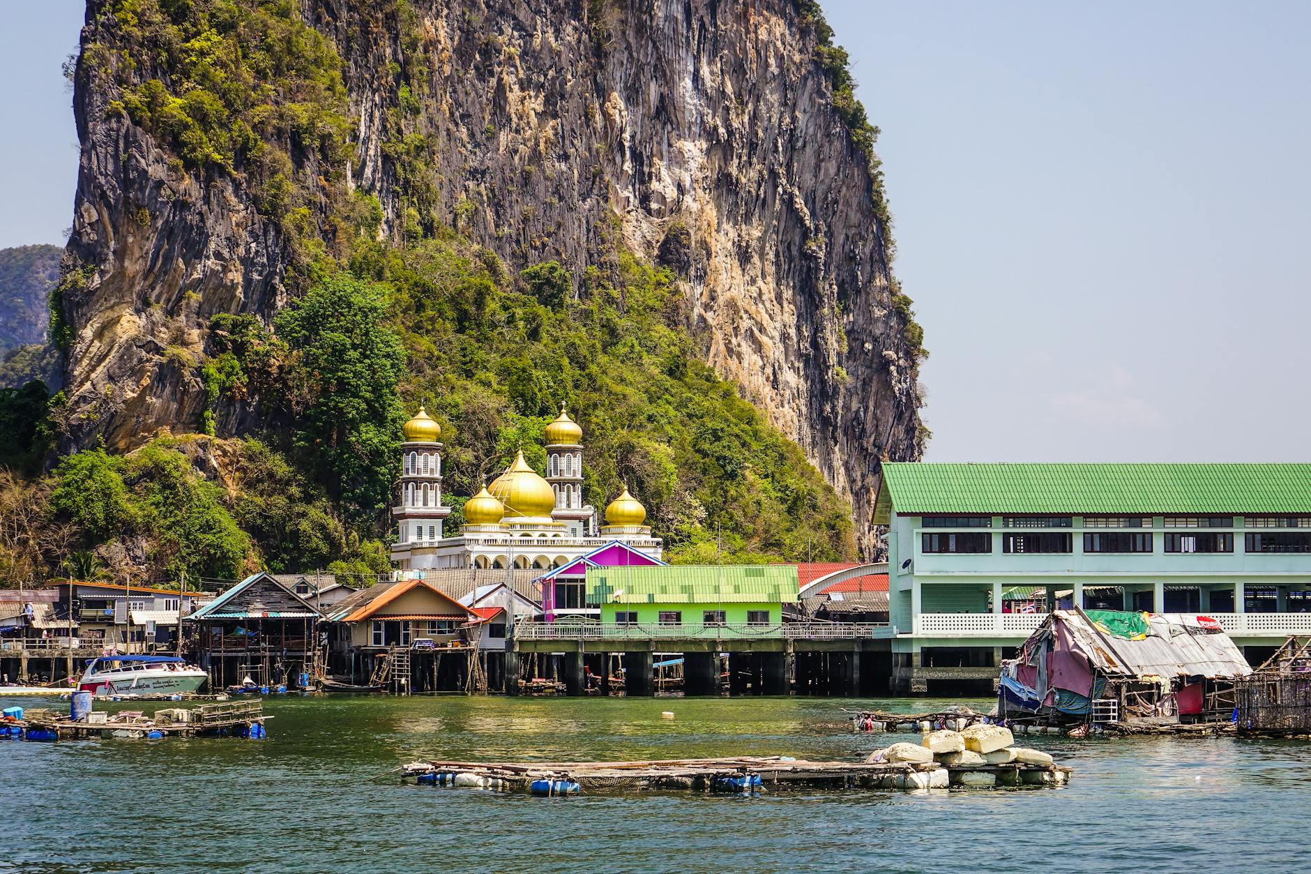 Le village flottant de Koh Panyi, Thaïlande