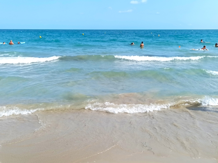 La plage Cap Roig, l'Ampolla