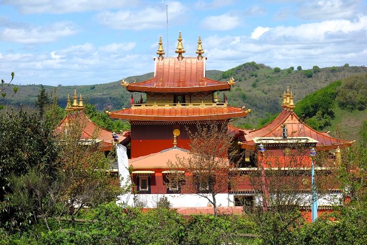 Lerab Ling, Temple Bouddhiste, Hérault