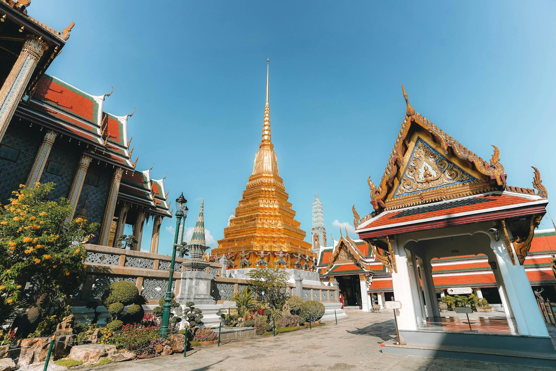 Wat Phra Kaew, le Temple du Bouddha d'émeraude Thaïlande