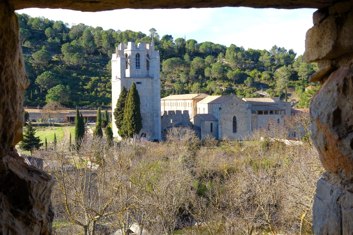 L'abbaye de Lagrasse, Aude