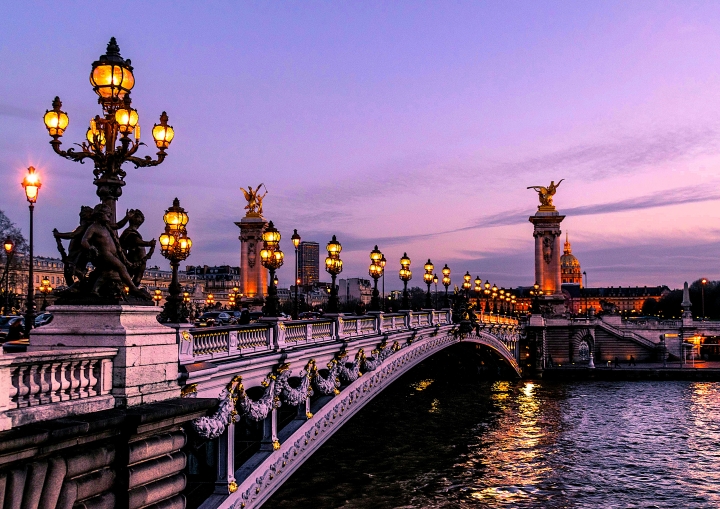 le pont sur le Seine Paris