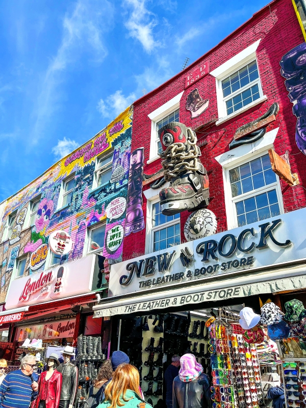 Quartiers gratuits Londres Camden Notting Hill Covent Garden