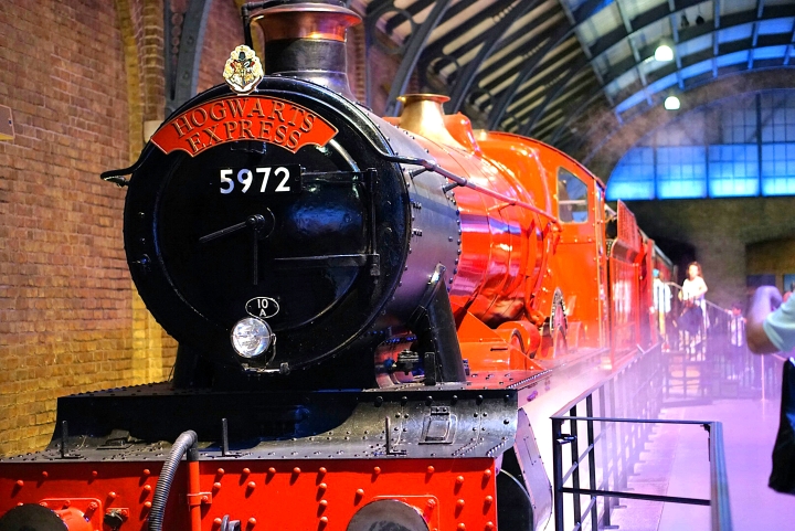 Le Poudlard Express au Warner Bros Studio Tour de Londres, le train mythique de la saga Harry Potter