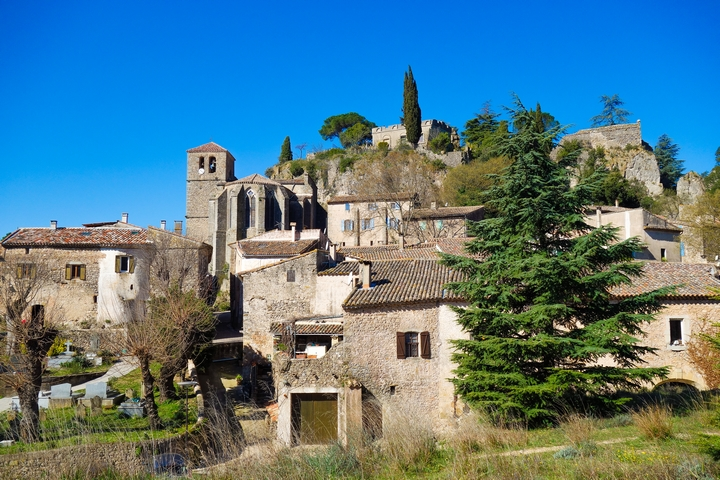 Le village de Mourèze, Hérault