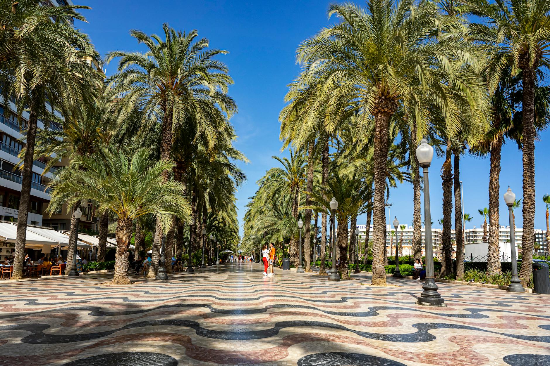 explanada de espana promenade Alicante