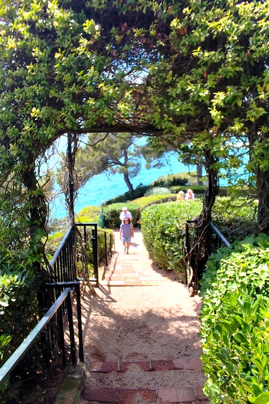 Les jardins de Santa Clotilde en terrasses avec vue sur la mer, Lloret de Mar, Costa Brava
