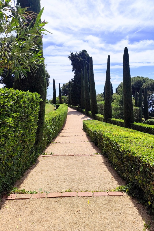 Allées fleuries des jardins classés de Santa Clotilde, Lloret de Mar, Costa Brava