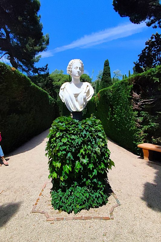 Statues néoclassiques des jardins de Santa Clotilde, Lloret de Mar