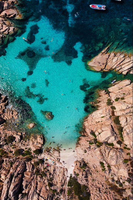 Cala Coticcio, La Maddalena, Italia